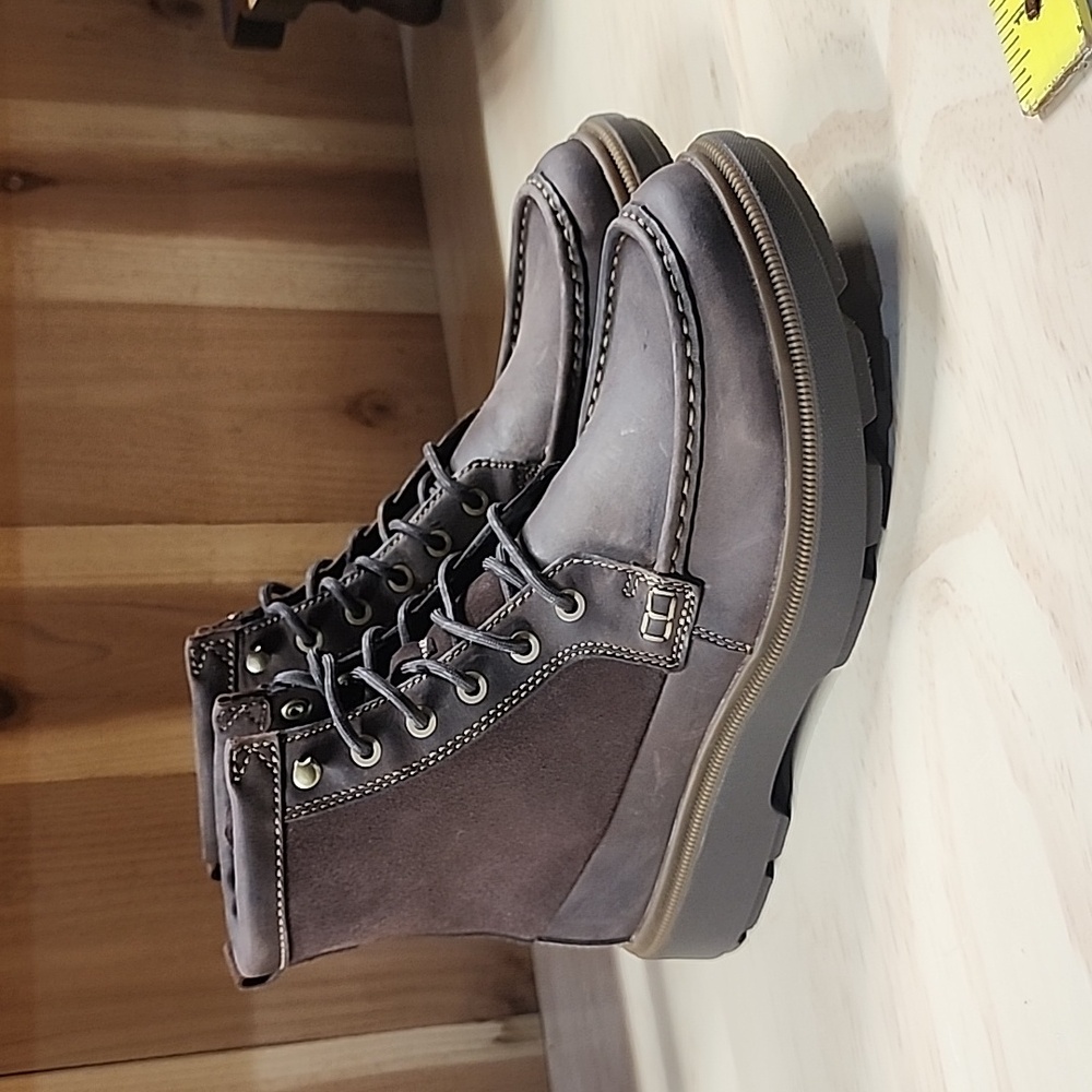 Men's Clark's Dempsey Peak Dark Brown Leather Boot 9.5M